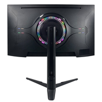 Monitor Gaming de 27 Pulgadas FHD 1080P, Monitores de Computadora Curvos VA R1500 180Hz 1ms, Ajustable en Altura para Jugadores
