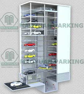 Auto solução inteligente esperta do sistema vertical do estacionamento do carro do elevador do equipamento da torre da sabedoria