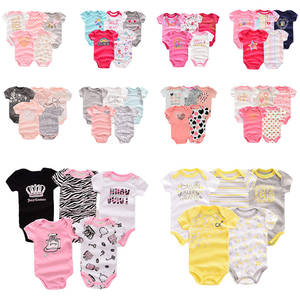 Conjunto de Ropa de Verano para Bebés, 4 Piezas, Algodón, Pijama para Recién Nacidos, Niños y Niñas, Mono, Body - Product Image 2