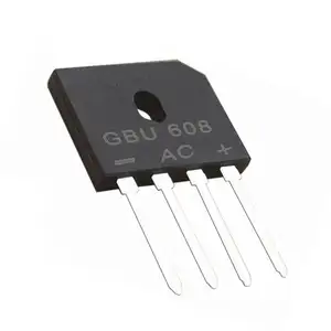 HZWL GBU608 6A 800V DIP4 300A Transistor de puissance Transistores Igbt Mosfet Transistor GBU608