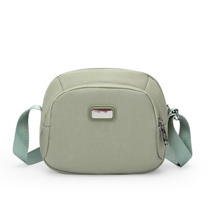 Simple Shoulder Bag Horizontal Square Zipper Closure Water Resistant Everyday Outfits Women's Chest Bag - Product Image 5