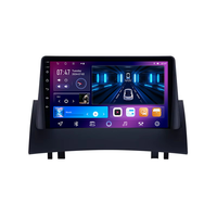 Autoradio GPS avec écran tactile 2 DIN de 9 pouces, lecteur DVD de voiture, système audio vidéo Android pour Renault Mégane 2 2004-2008