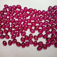 Étoile rouge rubis, forme ovale, bijoux pour femmes, gros pinceau 3A transparent, haute qualité, ample, pierres précieuses, vente en gros