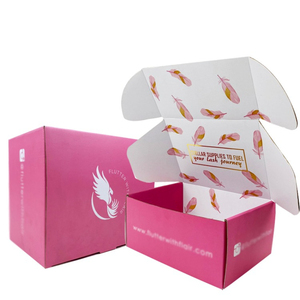 Luxurious printed logo <b>foldable</b> cardboard kraft paper <b>box</b>, customizable according to demand - Product Image 2