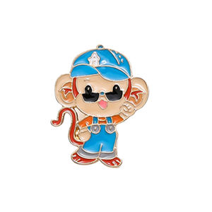 Insignias y Broches Metálicos Personalizados de Animales Adorables con Esmalte Duro, Ecológicos, con Logotipo Personalizado y Acabado Plateado, Admite Tamaños Personalizados - Product Image 3