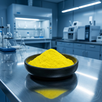 Poudre jaune industrielle PAC, chlorure de polyaluminium, coagulant polymère pour la purification des eaux usées textiles