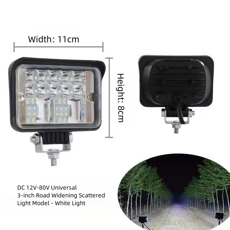 มุมมองกว้าง 3 นิ้ว ไฟ LED สีขาวกระจายแสง 18 ดวง