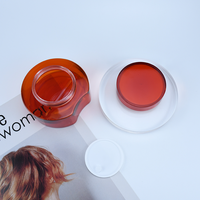 Pots cosmétiques en plastique de soins de la peau de pot de 250g PETG avec des couvercles