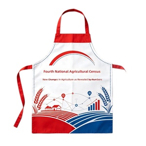 Grembiule Promozionale Impermeabile e Oleorepellente Senza Maniche con Logo Personalizzato per il Quarto Censimento Agricolo Nazionale, con Testo Stampato - Product Image 5