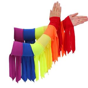 اكسسوارات فخر المنتجات قوس قزح طويل هامش النسيج الأكمام - Product Image 2