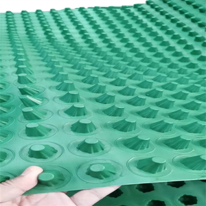 Feuille de drainage HDPE Feuille de drainage alvéolée en plastique avec géotextile <span class=keywords><strong>pour</strong></span> murs de <span class=keywords><strong>fondation</strong></span> Drainage vertical - Product Image 5