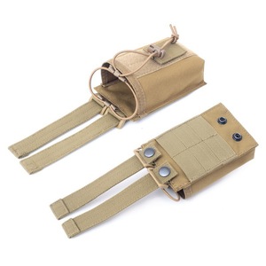 Pochette de rangement modulaire pour radio en Oxford haute densité 1000D, avec fermeture à cordon, sac de transport tout temps pour la randonnée en extérieur et la nature sauvage - Product Image 6