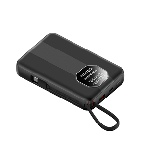 Banco de Energía de 100W y 20000mAh con Carga Rápida PD, Cargador Portátil con Cable Tipo-C Integrado y Pantalla Digital - Product Image 3