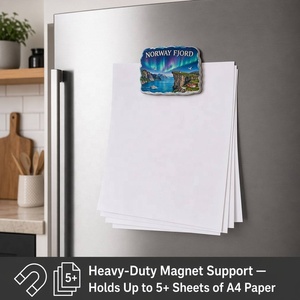 Imán de Refrigerador Nórdico Personalizado de Aluminio en Relieve 3D, Recuerdo de Viaje de la Costa Negra de Noruega e <span class=keywords><strong>Islandia</strong></span>, 2x3 Pulgadas - Product Image 3