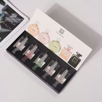Caja Personalizada de Muestras de Mini Perfume, Juego de Botellas de Vidrio de 3ml, 5ml y 10ml con Papel Laminado UV y Cierre Magnético para Regalo, Muestra o Probador de Perfume