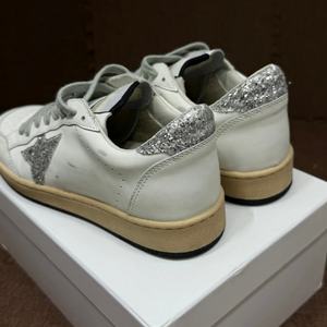 Chaussures de marche confortables et respirantes en cuir véritable de canard blanc, style tendance, légères et antidérapantes, couleur or - Product Image 4