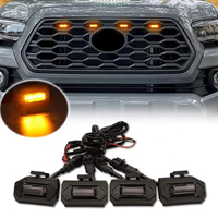 4 pièces adaptées aux feux de calandre Toyota Tacoma LED 2020-2022, feux de jour jaunes et blancs, feux antibrouillard