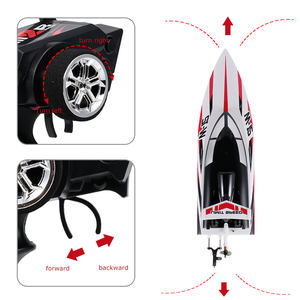 HOSHI <span class=keywords><strong>Wltoys</strong></span>-Barco de Carreras <span class=keywords><strong>a</strong></span> Control Remoto, Barco de Alta Velocidad, 2,4G, 35 km/h, 390 Motor, Protección de vuelco, Juguetes de Control Remoto, Regalo - Product Image 4