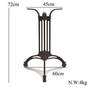 Pied de meuble en fonte traditionnel à 3 griffes, robuste, pour usage extérieur dans les parcs, les hôtels, les restaurants - Product Image 4