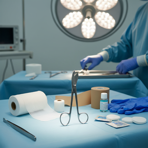 Tijeras para Vendajes de Tela de 235 mm, Instrumentos Quirúrgicos de Acero Inoxidable de Alta Calidad, Tijeras para Vendajes de Yeso de Uso Médico - Product Image 3