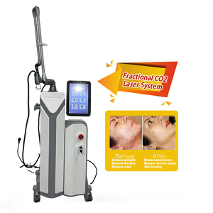 Système de resurfaçage fractionnel au laser CO2 – Machine professionnelle de raffermissement cutané et d'élimination des nævus par découpe pulsée - Product Image 1
