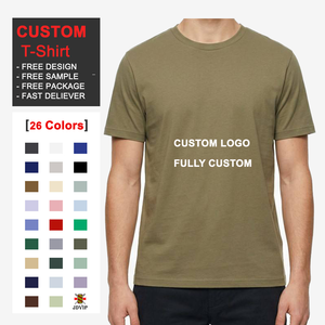 Envío Rápido, Camisetas Personalizadas de Algodón Puro de 230g, Camisetas Premium para Hombre, Suaves, de Algodón Peinado, de Alta Calidad - Product Image 1