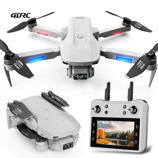 4DRC F8 Brushless Drone with Dual Camera HD FPV RC Quadcopter Obstacle Avoidance Foldable Mini Drone Professional Drone for Gift