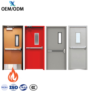 <span class=keywords><strong>Portes</strong></span> en acier évaluées du feu en acier galvanisées par épaisseur faite sur commande marquée par CE <span class=keywords><strong>de</strong></span> taille pour des entrées <span class=keywords><strong>de</strong></span> bureau <span class=keywords><strong>de</strong></span> lobby <span class=keywords><strong>d</strong></span>'hôtel - Product Image 1