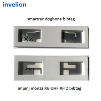 Système de chronométrage Marathon UHF RFID Impinj Monza R6 Bibtag avec mousse 840-960MHz 915MHz UHF RFID Sticker Runner Number Long Range