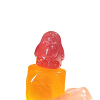 Snoepgoed groothandel OEM/ODM op maat privélabel 3D dierenvormig afpelbaar gummy snoep fruit smaak zacht snoep