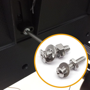 Stainless Steel <b>Screw</b> And Nut <b>Set</b> 1605Pcs Inch Size Round Head Phillips Pan Countersunk For General Use - Product Image 1