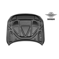 Capot ventilé en fibre de carbone sèche, finition blanc primer SQ-V3, compatible avec BMW M2 G87 Série 2 G42 2023+, moulé par compression en métal.