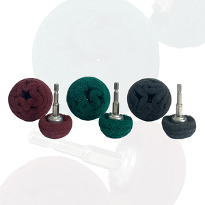 גלגל ליטוש והברקה עם חיבור למקדחה, גלגלים שוחקים המופעלים על ידי חשמל, חיבור משושה, יצרן ציוד מקורי/יצרן ציוד מקורי, גדלים הניתנים להתאמה אישית 50 מ\\\"מ/75 מ\\\"מ/100 מ\\\"מ - Product Image 6