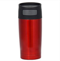 Vente en gros de tasses en acier inoxydable et de mugs de voyage pour le café, 350 ml, style américain, pour la rentrée scolaire, avec logo personnalisé