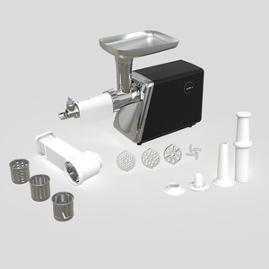 Hachoir à viande électrique 220V en acier inoxydable pour la maison - Product Image 1