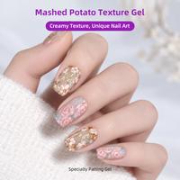 Gel à ongles Maagenta effet purée de pomme de terre, texture unique, marque privée, logo personnalisé, directement de l'usine, gel de peinture pour nail art