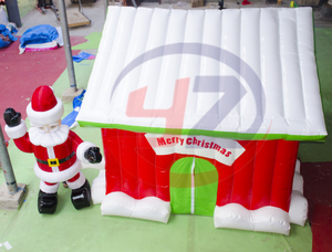 Nuevo personalizado inflable de Navidad <span class=keywords><strong>casa</strong></span> de santa - Product Image 2