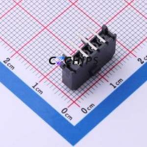 436500402 Wire-to-Board Pin Header Bent Lead Through Hole,P=3mm Connector 1x4P 3mm Right Angle Insert Micro-Fit (MX 3.0) - Product Image 2