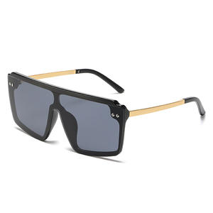 Lunettes de soleil pour femmes de style européen et américain 4363, monture noire en PC, protection UV400, lunettes de sport d'extérieur - Product Image 5