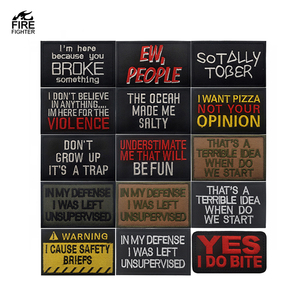 Thiết Kế Mới Tùy Chỉnh Thêu Vui Tiếng Anh Thư Ventralex Huy Hiệu Vải Sắt Trên Các Bản Vá Lỗi Chuyển Sắt May Trên Vải Túi Mũ - Product Image 1