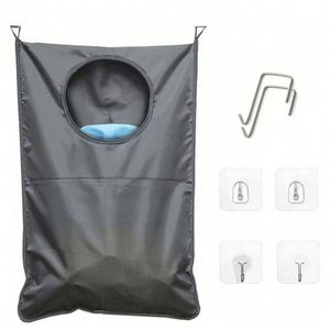 Wholesale Custom Heavy-Duty Polyester <b>Hanging</b> <b>Laundry</b> <b>Bag</b> for Home & Hotel Use One-Stop Service Available - Product Image 2