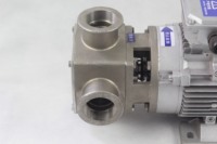 Turbine en silicone 304 tête de pompe pompe flexible à lisier auto-amorçante portable à haute température