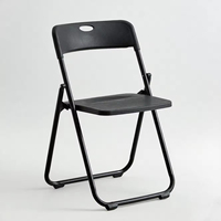 Chaise pliante en plastique de haute qualité pour activités de plein air, chaise empilable, chaise pour réunions de bureau