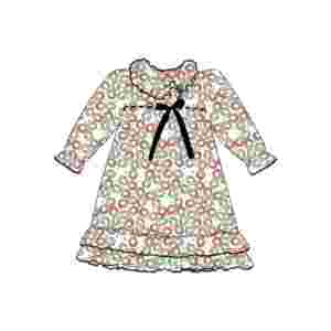 Qingli OEM tarifs gratuits petites filles Maxi robe vêtements <span class=keywords><strong>de</strong></span> <span class=keywords><strong>nuit</strong></span> chemises <span class=keywords><strong>de</strong></span> <span class=keywords><strong>nuit</strong></span> lait soie tissu Moo Moo <span class=keywords><strong>chemise</strong></span> <span class=keywords><strong>de</strong></span> <span class=keywords><strong>nuit</strong></span> - Product Image 5