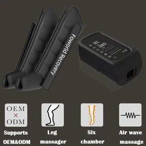 Compresión de aire Masajeador de pies y piernas Botas de recuperación de presoterapia Equipo de masaje Botas de compresión para atleta - Product Image 2