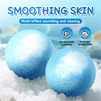 Boule de Bain Parfumée Myrtille (pour lavabo) 100g Non Emballée Nettoyante Nourrissante Parfum Naturel Mousse Riche