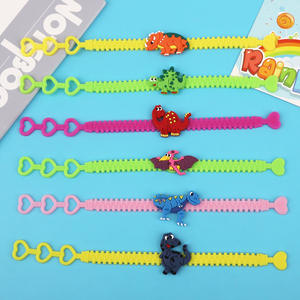 สร้อยข้อมือการ์ตูนไดโนเสาร์น่ารักสำหรับเด็กสีลูกกวาดของเล่นเด็กใหม่ป้องกันการสูญหาย - Product Image 1