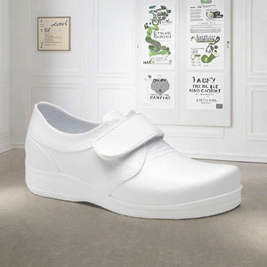 Vente en gros Nouveaux sabots <span class=keywords><strong>de</strong></span> <span class=keywords><strong>sécurité</strong></span> HAPPY WALKING blancs antimicrobiens à fermeture réglable pour hommes, idéaux pour l'été, l'automne et le printemps - Product Image 2