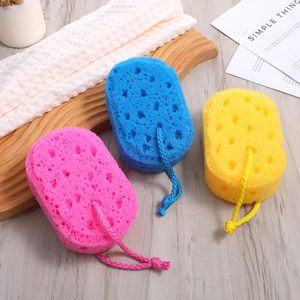 ฟองน้ำอาบน้ำรูปทรงรังผึ้งหลากสี สำหรับดูแลผิวกายและทำความสะอาดอย่างอ่อนโยน เหมาะสำหรับทำความสะอาดห้องครัวและของใช้ในบ้าน - Product Image 6