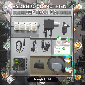 Controlador de nutrientes Digital Solar grande para sistema acuapónico hidropónico de invernadero cubierta de película de Material PE de doble capa - Product Image 2